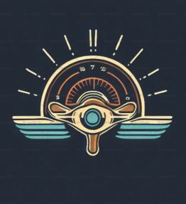 Abstraktes Retro